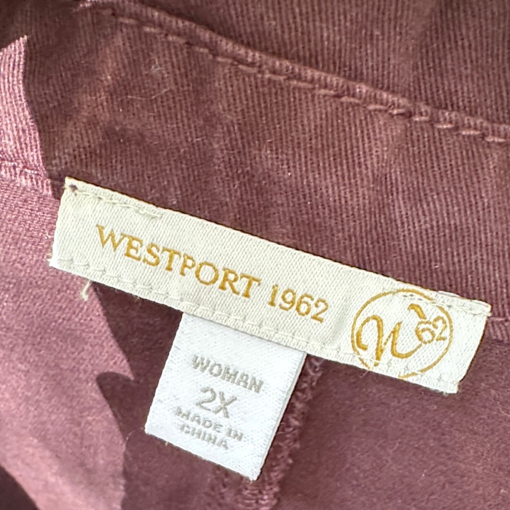 Women's Belted Jean Jacket - Dark Purple - Picture 2 of 4